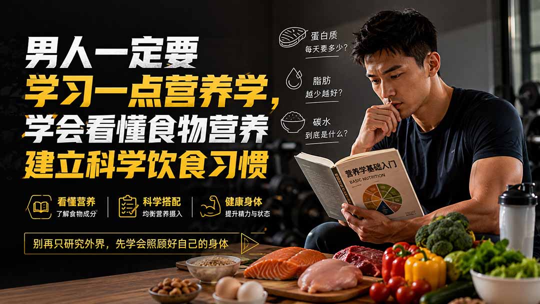 付费文章:男人一定要学习一点营养学,学会看懂食物营养建立科学饮食习惯采购|汽车产业|汽车配件|机加工企业家交流社群中心